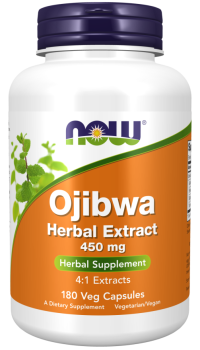NOW Ojibwa Herbal Extract (Растительный экстракт Оджибва) 450 мг 180 вег капсул