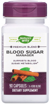 Nature's Way Blood Sugar (Уровень сахара в крови) 90 капсул