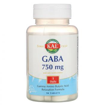 KAL GABA (ГАМК) 750 мг 90 таблеток