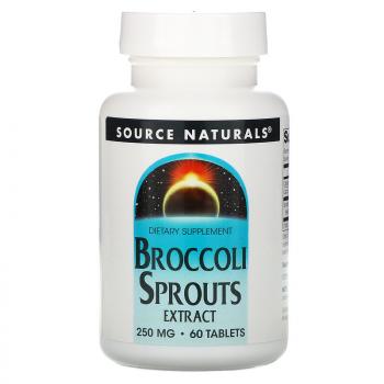Source Naturals Broccoli Sprouts (Экстракт ростков брокколи) Extract 250 мг 60 таблеток