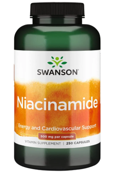 Swanson Niacinamide (Никотинамид) 500 мг 250 капсул