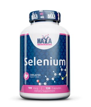 Haya Labs Selenium Chelated yeast free (Селен хелатный без дрожжей) 100 мкг 120 капсул