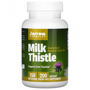 Jarrow Formulas Milk Thistle (Расторопша) 150 мг 200 вег. капсул