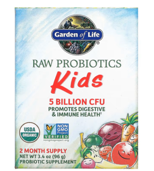 Garden Of Life Kids 5 Billion CFU (Сырые пробиотики для детей 5 миллиардов КОЕ) 96 г