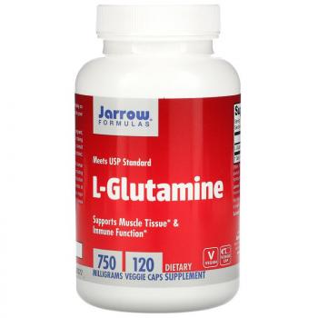 Jarrow Formulas L-Glutamine (L-глютамин) 750 мг 120 капсул