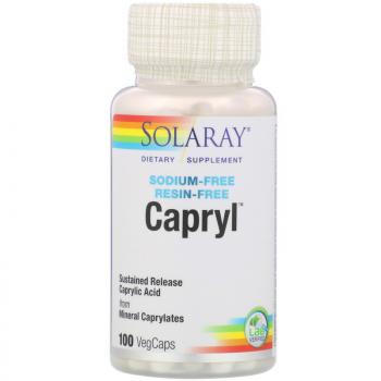 Solaray Capryl (Каприловая кислота) 100 капсул