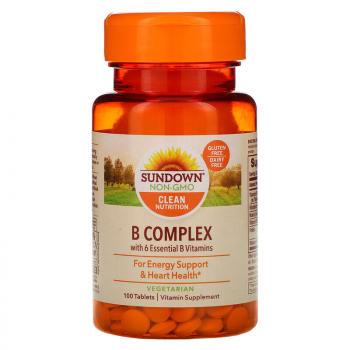 Sundown Naturals B-Complex (Комплекс витаминов группы В) 100 таблеток