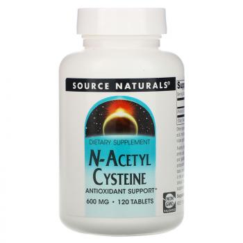 Source Naturals NAC N-ацетилцистеин 600 мг 120 таблеток