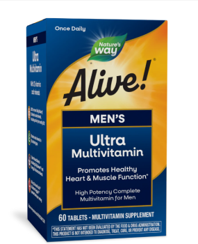Nature's Way Alive! Men's Ultra Multivitamin (мультивитамины для мужчин) 60 таблеток