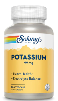 Solaray Potassium-99 (Калий-99) 99 мг 200 вег капсул