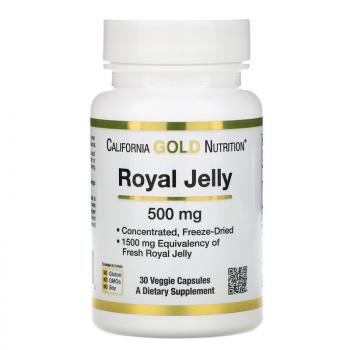California Gold Nutrition Royal Jelly (Маточное молочко) 500 мг 30 капсул