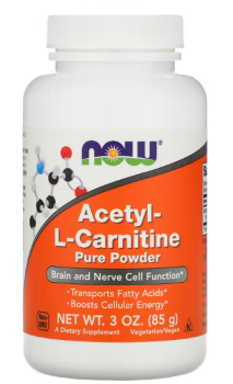 NOW Acetyl L-Carnitine Powder (Ацетил-L-карнитин) 85 г