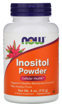 NOW Inositol Powder (Порошок инозитола) 113 г