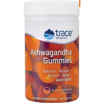 Trace Minerals Ashwaganda gummies (ашваганда) 60 жевательных конфет, срок годности 09/2023