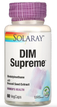 Solaray DIM Supreme (Дииндолилметан с экстрактом семян брокколи) 100 мг 60 капсул