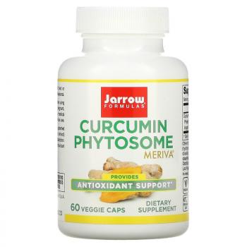 Jarrow Formulas Curcumin Phytosome (фитосомы куркумина) 500 мг 60 вегетарианских капсул, срок годности 12/2023