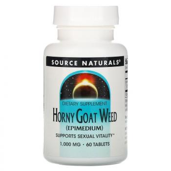 Source Naturals Horny Goat Weed (экстракт горянки) 1000 мг 60 таблеток