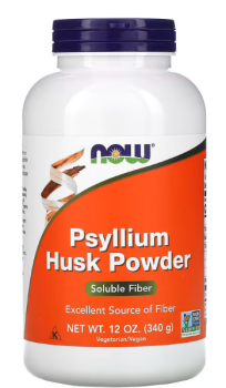 NOW Psyllium Husk Powder (Порошок шелухи подорожника) 340 г