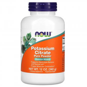 NOW Potassium Citrate Powder (Калий Цитрат) 340 гр
