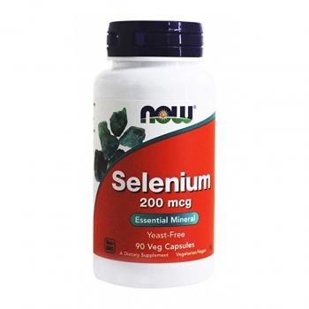 NOW Selenium (Селениум) 200 мкг 90 капсул