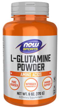 NOW L-Glutamine Powder (L-глютаминовый порошок) 170 г