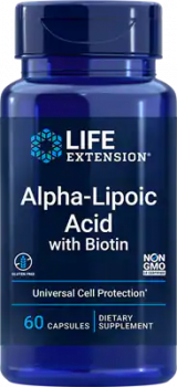 Life Extension Alpha-Lipoic Acid with Biotin (Альфа-липоевая кислота с Биотином) 250 мг 60 капсул