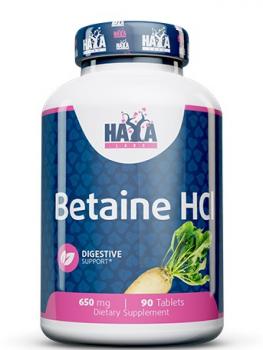 Haya Labs Betaine HCL (Бетаина гидрохлорид) 650 мг 90 таблеток