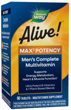 Nature's Way Alive! Max3 Potency Men's (мультивитамины для мужчин) 90 таблеток