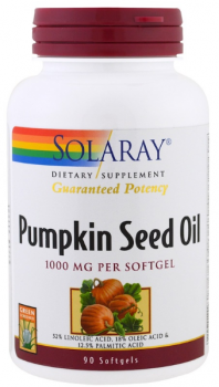 Solaray Pumpkin Seed Oil (масло семян тыквы) 1000 мг 90 капсул