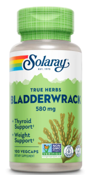 Solaray Bladderwrack Seaweed Whole (Морские водоросли пузырчатки) 580 мг 100 капсул