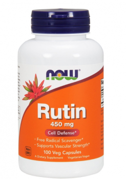 NOW Rutin (Рутин) 450 мг 100 капсул