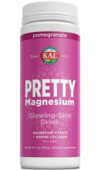 KAL Pretty Magnesium Fine Powder (цитрат магния + морской коллаген) гранат 325 мг 301 гр