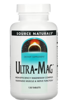 Source Naturals Ultra-Mag (Магниевый комплекс с витамином B6) 120 таблеток