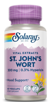 Solaray St. John's Wort Extract (Зверобой) 300 мг 60 вег капсул