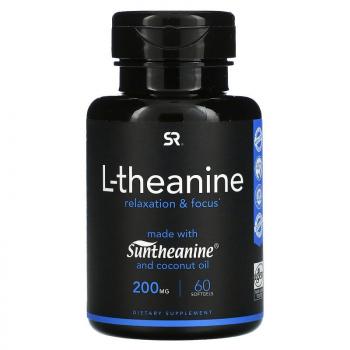 Sports Research L-Theanine (L-тианин) 200 мг 60 гел. капсул