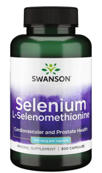 Swanson Selenium L-Selenomethionine (Селен L-селенометионин) 100 мг 300 капсул
