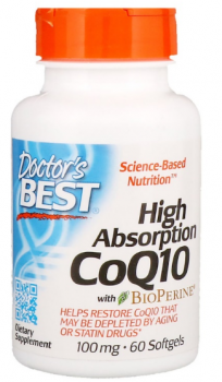 Doctor's Best High Absorption CoQ10 with BioPerine 100 мг 60 капсул