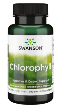 Swanson Chlorophyll (Хлорофилл) 50 мг 90 жидких капсул