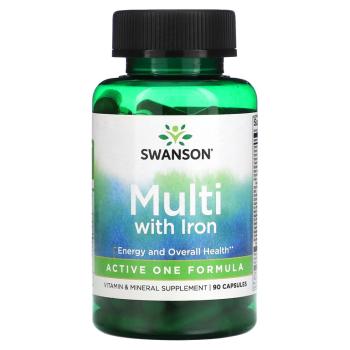 Swanson Multi whith Iron (Мультивитамины с железом) 90 капсул