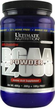 Ultimate Nutrition BCAA 12000 Unflavored (без вкуса) 400 гр