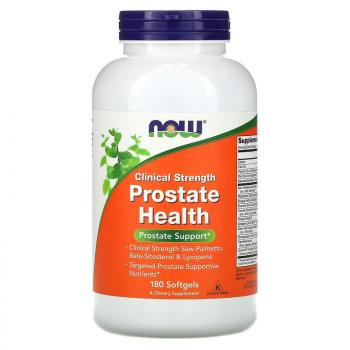 Now Foods Clinical Strength Prostate Health (добавка для здоровья предстательной железы) 180 капсул