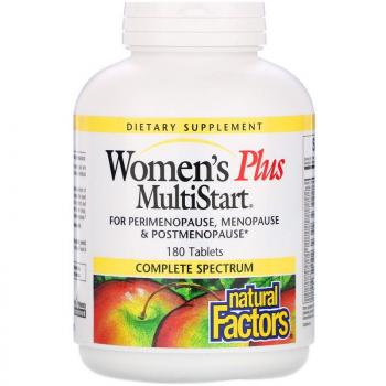 Natural Factors Women Plus MultiStart (мультивитамины для женщин) 180 таблеток