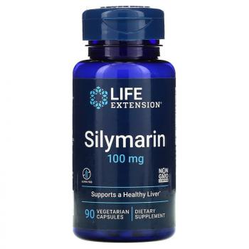Life Extension Silymarin (Силимарин) 100 мг 90 капсул, срок годности 08/2024