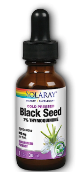 Solaray Black Seed Oil 7% Thymoquinone (Масло черного тмина 7 % тимохинона) 30 мл