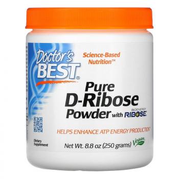 Doctor's Best Pure D-Ribose Powder with BioEnergy Ribose (чистый порошок D-рибозы с BioEnergy Ribose) 250 г