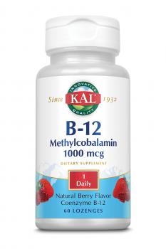 KAL B-12 Methylcobalamin (Метилкобаламин) Berry 1000 мкг 60 леденцов