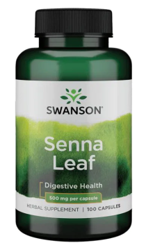 Swanson Senna Leaf (Лист Сенны) 500 мг 100 капсул