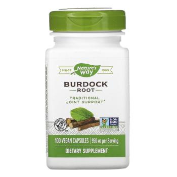 Nature's Way Burduck (корень лопуха) 475 мг 100 веганских капсул
