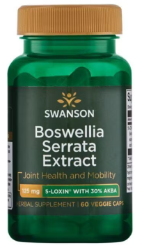 Swanson Boswellia Serrata Extract (экстракт босвеллии зубчатой) 125 мг 60 вег капсул