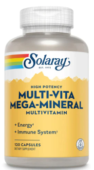 Solaray High Potency Multi-Vita Mega-Mineral Multivitamin 120 капсул